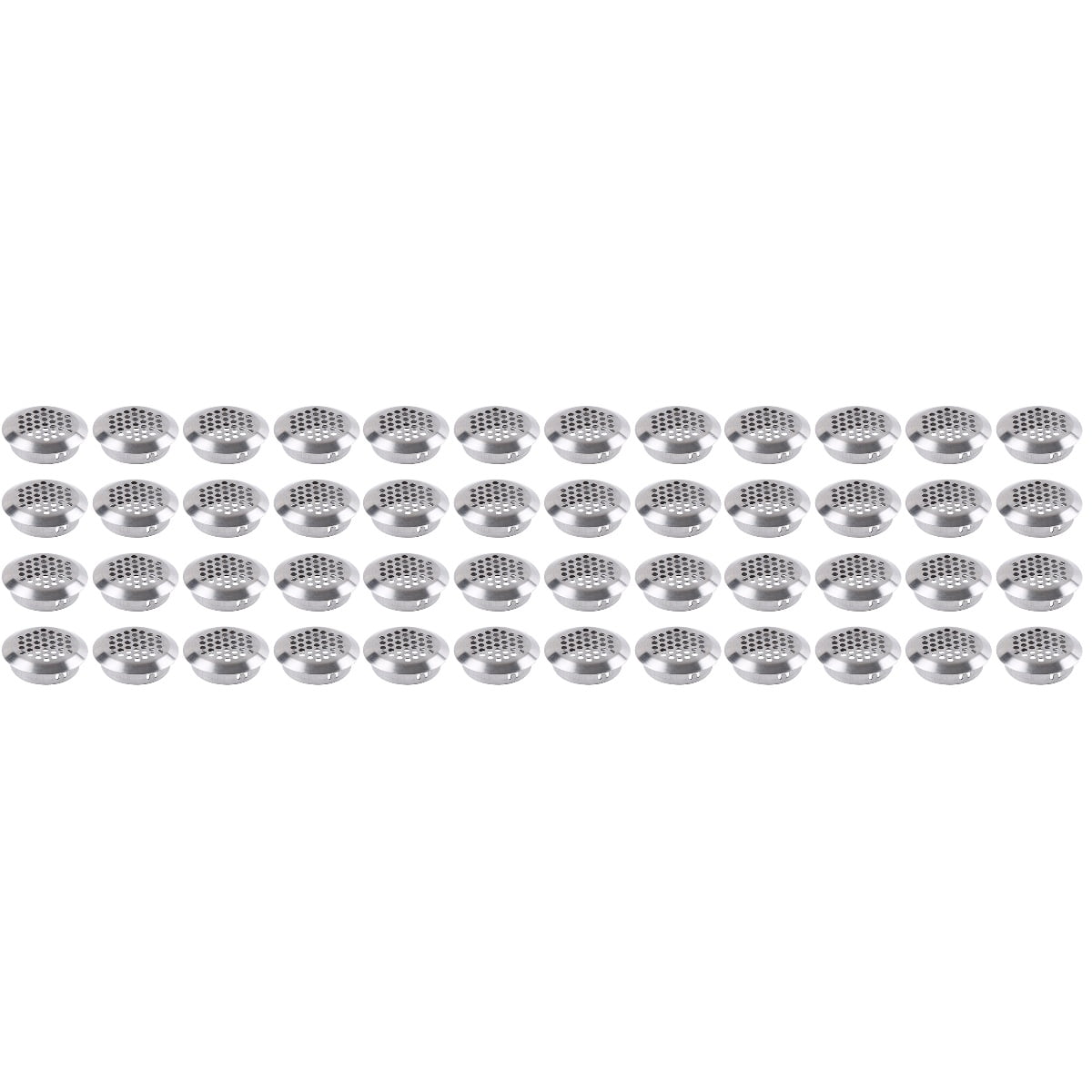 OUNONA 150 pcs Air Vents Round Vent Stainless Steel Circular Air Vent Cover for Cabinet