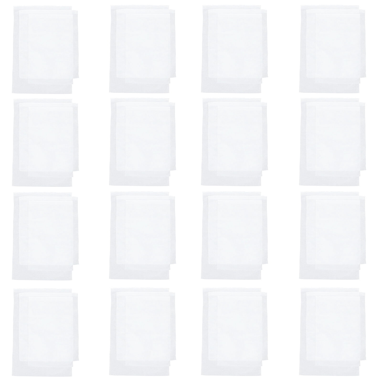 OUNONA 150Pcs Multi-purpose Shoes Storage Drawstring Bags Drawstring -proof Bags (White)