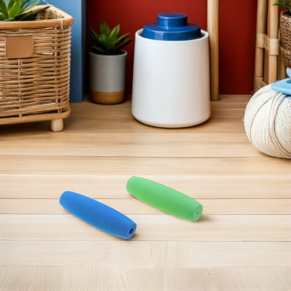 OUNONA 15Pcs Eva Crochet Hook Handle Grip Cover Ergonomic Soft Sleeve for Comfortable Crocheting