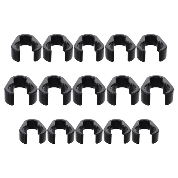 OUNONA 15pcs Mic Cable Clips Universal Microphone Clamp for Cable Management in KTV Use