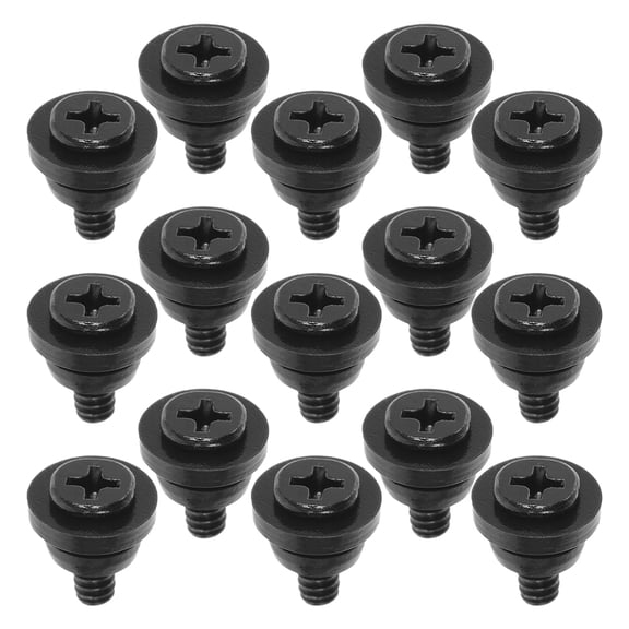 OUNONA 15pcs Hard Disk Mounting Screws Shock Absorbing Screws with Anti-Vibration Rubber Washers Computer Repair Mounting Screw Kit for 3.5 Inches SSD HDD
