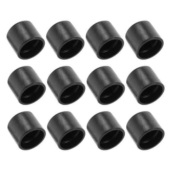 FOLOYORI 16Pcs Black Foosball Table Pole End Caps Plastic Rod Covers Replacement