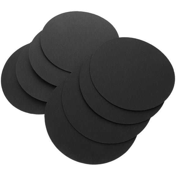OUNONA 16 Pcs Mandala Drawing Round Painting Paperboard Drawing Board (Black)
