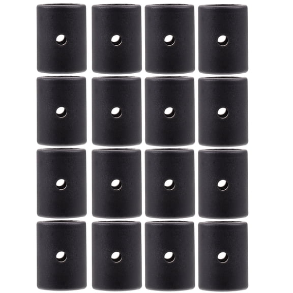OUNONA 16 Pcs Net Table Ring Table Football Machine Sticks Toddler 2.3X1.6X1.6CM Black