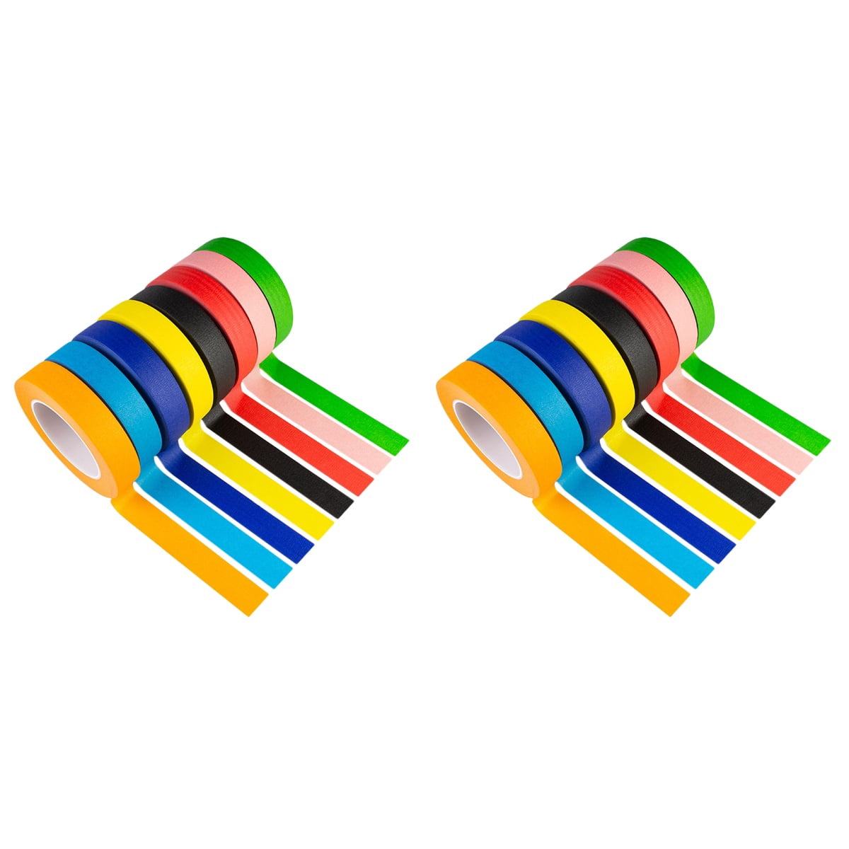 OUNONA 16 Rolls  DIY Washi Tapes Art Crafts Scrapbooking Tapes Scrapbook Tearable Tapes