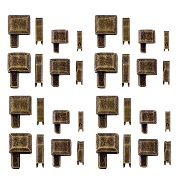 WEAVILUX Zinc Alloy Sewing Stoppers, 16-Piece Thread Holders Set for Sewing, Quilting, and Craft Projects