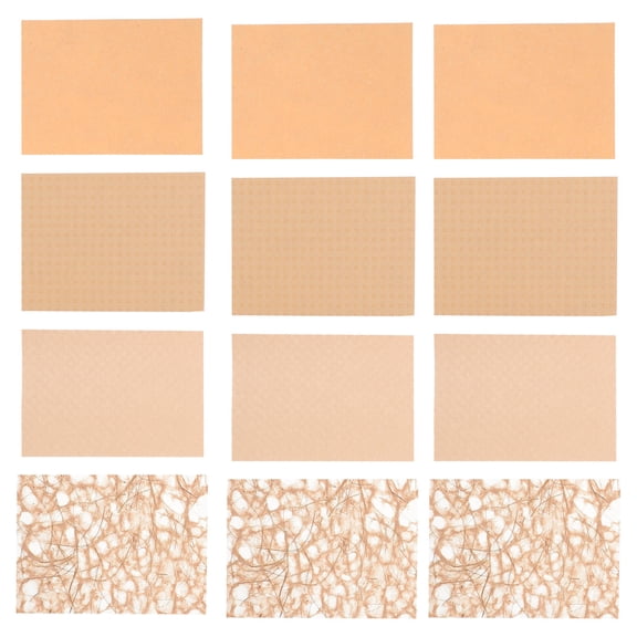 OUNONA  16 Sheets Embossed Paper Collage Decorative Office