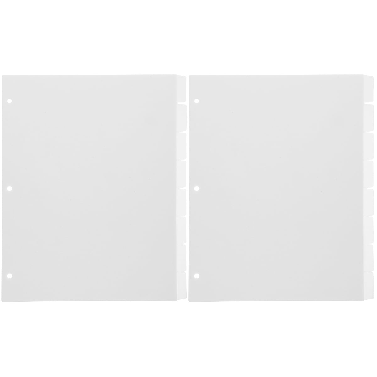 OUNONA 16 Sheets Page Dividers Binder Book Dividers Detachable Binder ...