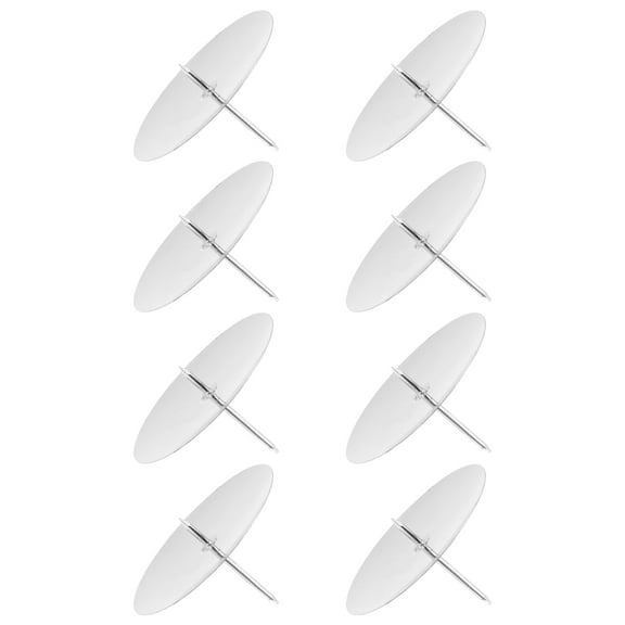 OUNONA 16 pcs  Candle Fixing Tool Candle Supplies Metal Fixator Wreath Candle Holder