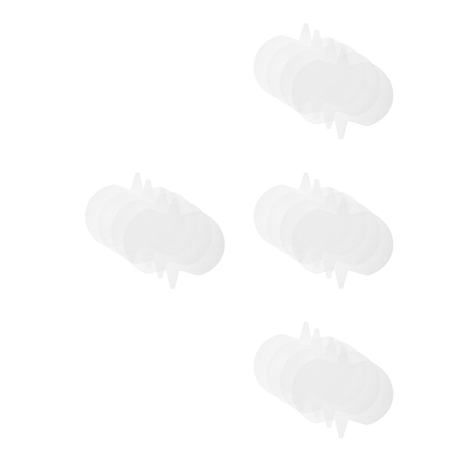 OUNONA Raindrops 16 pcs Plastic Canvas Sheets Kit DIY Bag Weaving