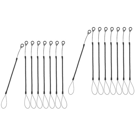 OUNONA 16 pcs Retractable Cords Stylus Pen Ropes Hanging Rope Stylus Pen Lanyard Spring Ropes