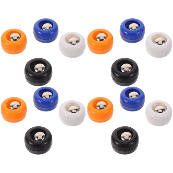 OUNONA 16Pcs Sliding Pucks for Shuffleboard Plastic Replacement Parts for Indoor Curling Game
