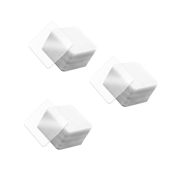 OUNONA 180 pcs Clear Adhesive Pads Traceless Sticker Double Sided Tape For Walls Adhesive Pad Double Sided Tape Daily Use Adhesive Pad Poster Tape