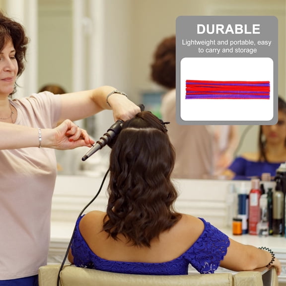 OUNONA 180Pcs Salon Hair Perm Rod Roller Assorted Colors for Creating Wavy and Curly Hair Styles