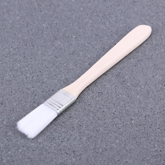 OUNONA 18Pcs Paint Touchup Brushes with Smooth Wood Handles for Bbq and Art Projects