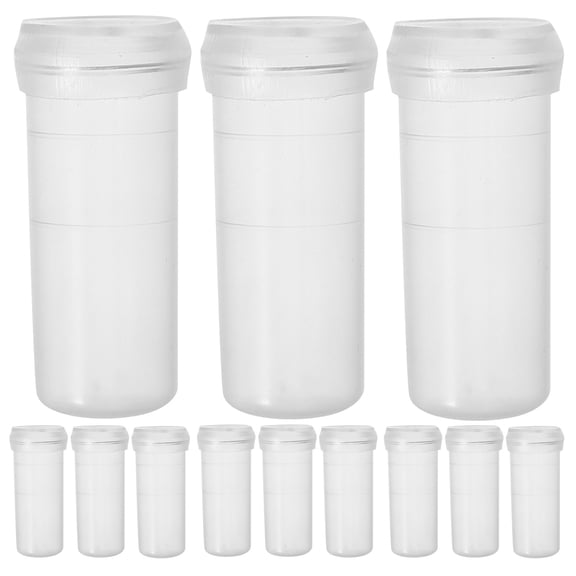 OUNONA 190Pcs Clear Plastic Flower Stem Water Tubes for Outdoor Gardening and Floral Arrangements