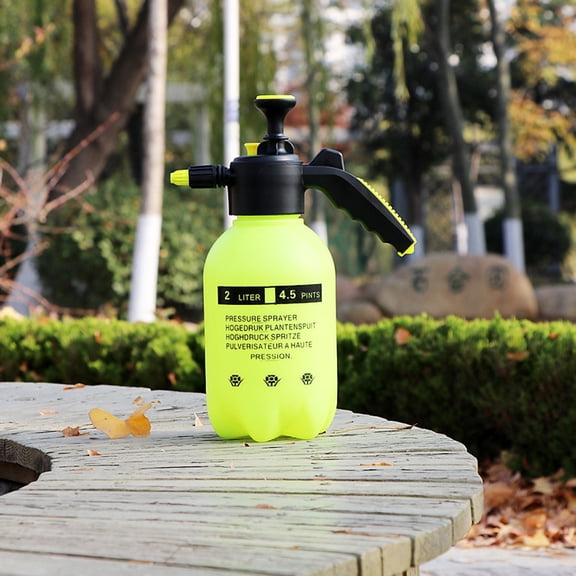 OUNONA 1Pc ABS Garden Sprayer Bottle Light Green with Strong Air Pressure and Safety Valve