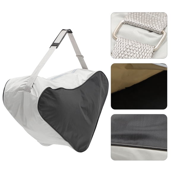 OUNONA 1Pc Black Roller Skate Bag Lightweight Triangle Tote for Storage Use