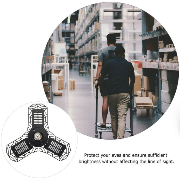 OUNONA 1PC Lighting Garage Lamp Multi-purpose Industrial Mining Light Foldable Lamp 40W