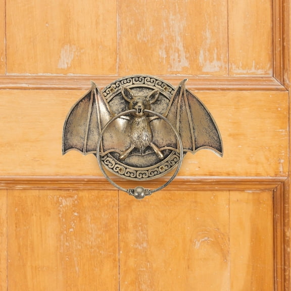 OUNONA 1Pack Antique Bat Shape Resin for Front Door Use 6.7x4.3x0.2in