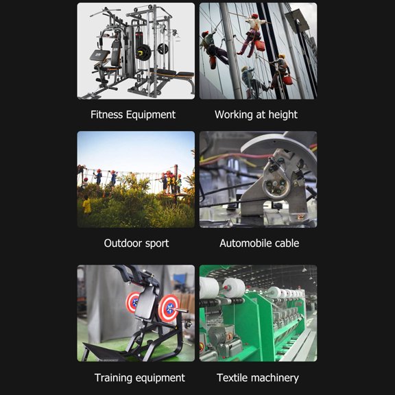 OUNONA 1Pack Exercise Equipment Fitness Wire Rope Cable for Adults