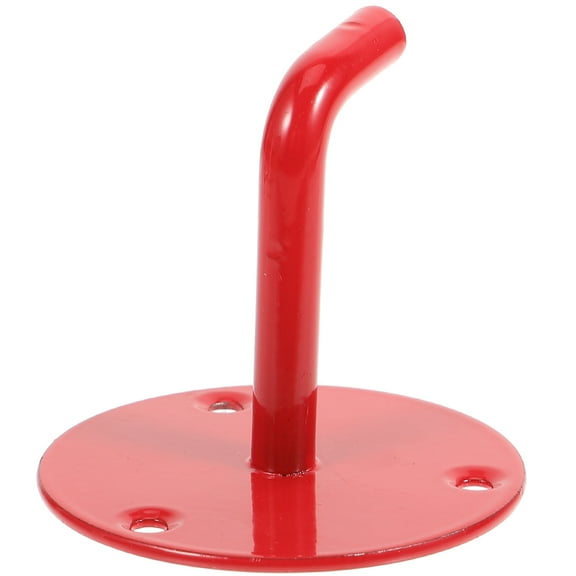 Moluckfu Wall Hook for Fire Extinguisher Fire Extinguisher Hook Red 1Pack