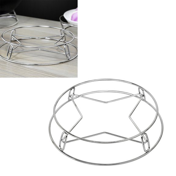 OUNONA Stainless Steel Steamer Rack for Kitchen, Scratch-Resistant Steaming Insert, Easy to Clean and Use