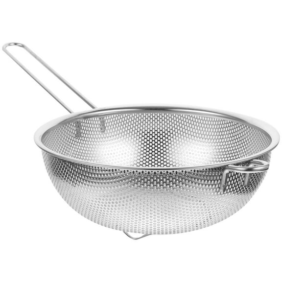 OUNONA 1Pack Strainers Fine Mesh Colander Basket 36.5X19X7In For Draining Rinsing Cooking Aid Kitchen