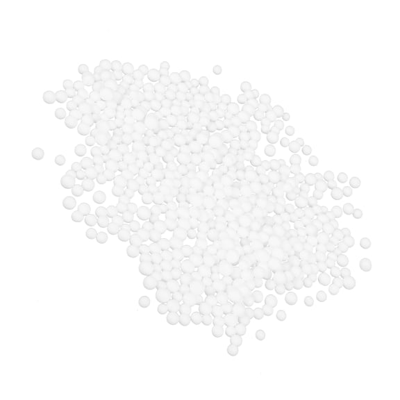 OUNONA White Foam Beads Filler 1 Pack for Crafts, Lightweight Stuffing for Pillows, Cushions, and Box Filling