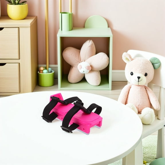 OUNONA 1Pair Beginner Ice Skates Adjustable for Home Use with Grip and Protective Padding