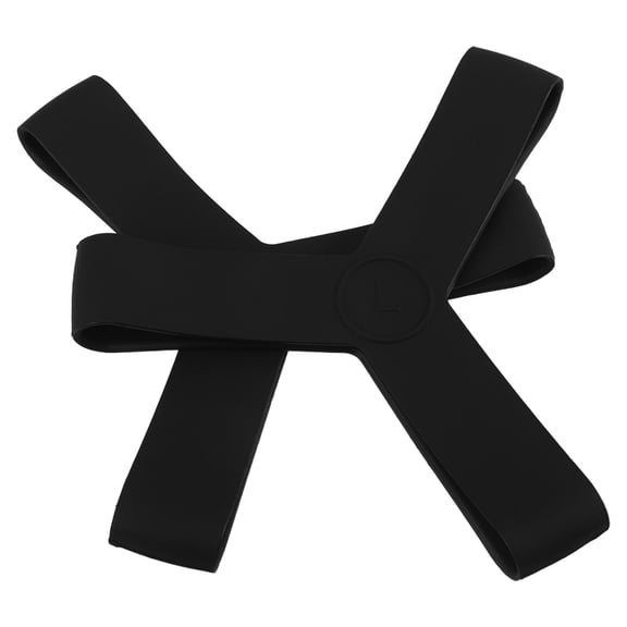 OUNONA 1 Pair Black Silicone Diving Fin Keepers Flexible Straps for Secure Fit on Diving and Snorkeling Fins