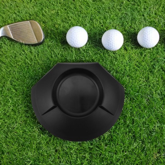 OUNONA 1Pair Golf Putting Practice Device Durable Plastic Training Tool for Indoor Outdoor Use