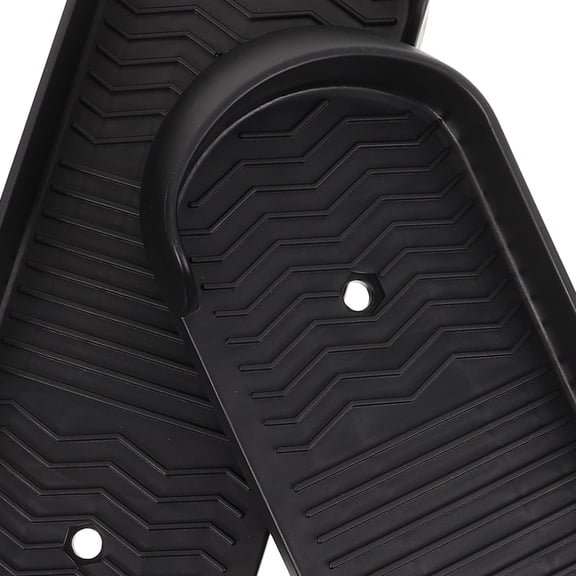 OUNONA 1Pair Indoor Rowing Machine Foot Pedals Black for Full Body Exercise and Cardio Training