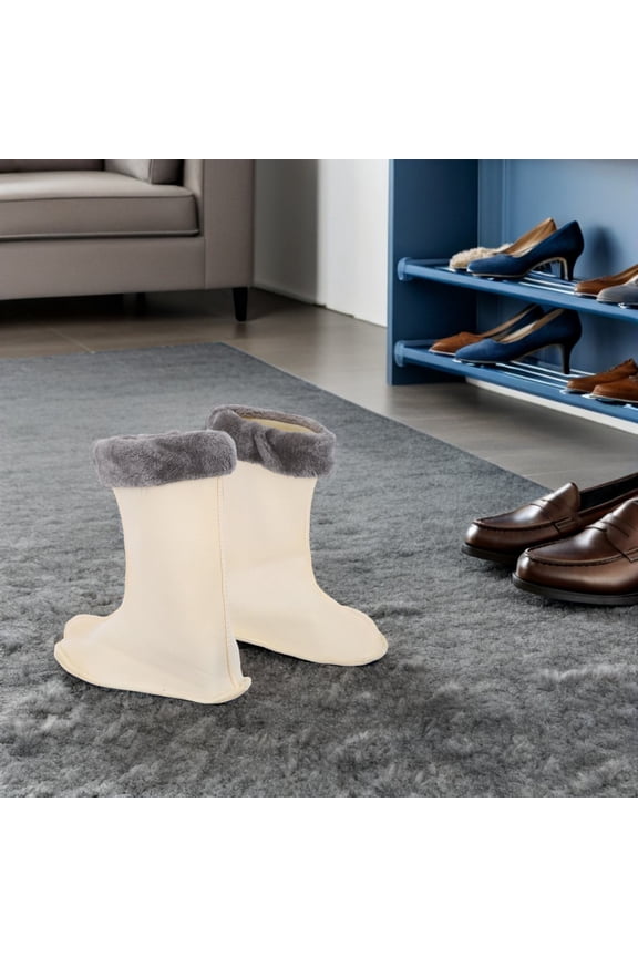 1Pair Insulated Boot Liners Breathable Warm Shoe Inserts for Daily Rain Boot Use