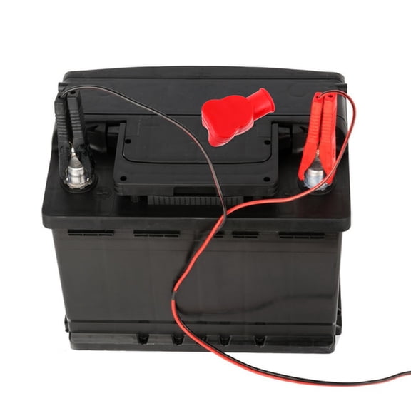 OUNONA 1 Pair Battery Terminal Protective Caps, PVC Car Accessory for Terminal Insulation and Prevention