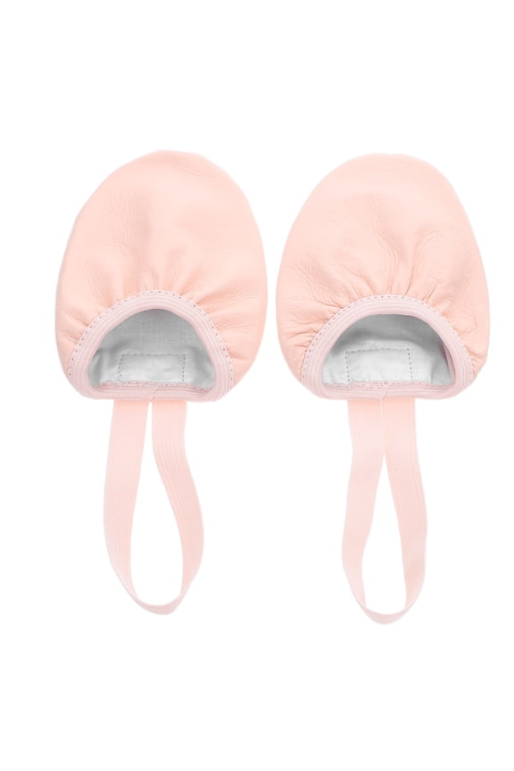 1Pair Professional Beige Dance Shoes for Ballet Jazz Ballroom with Elastic Band Design