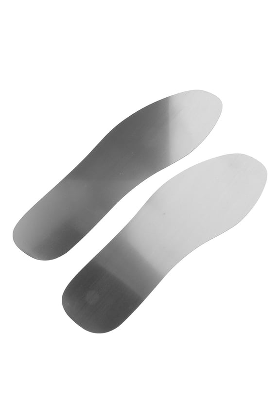 1Pair Protective Stainless Steel Shoe Inserts for Hiking Construction Work Boots Lightweight