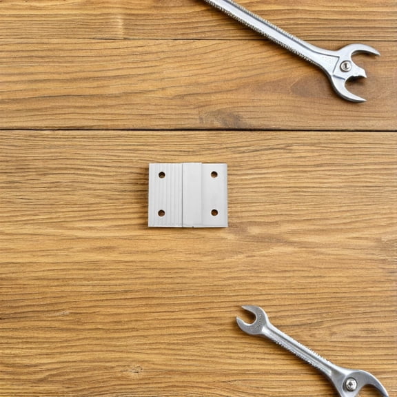 OUNONA 1 Pair Aluminum Picture Frame Clips for Wall Mount, Space-Saving Design with Easy Installation