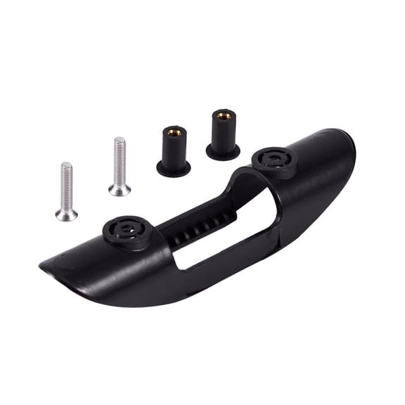 OUNONA Black Kayak Oar Fixing Clip with Screws, Easy to Install Kayak Holder Accessory, and Secure