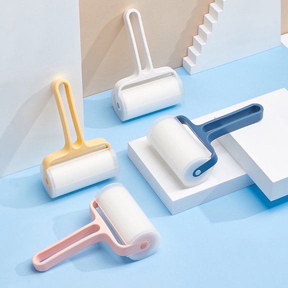 OUNONA 1Pc Blue Hair Sticky Roller for Cleaning Clothes Carpets and Furniture Lint