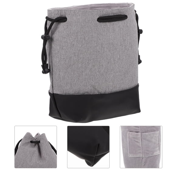 OUNONA Compact Camera Case Grey with Protective Padding, Travel Storage Bag for , Mirrorless, and Accessories
