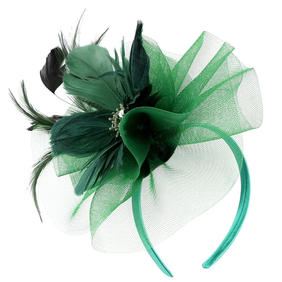 OUNONA 1Pc Creative Green Headdress for Dance Parties and Special Occasions