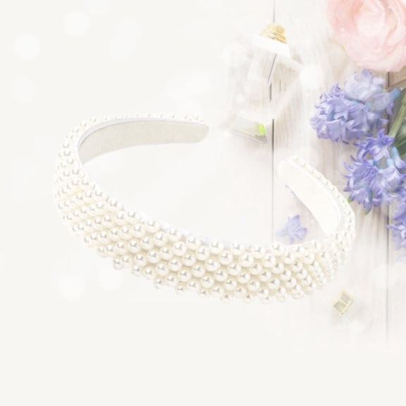 OUNONA White Headband Simple Durable Fashion Accessory for Decoration