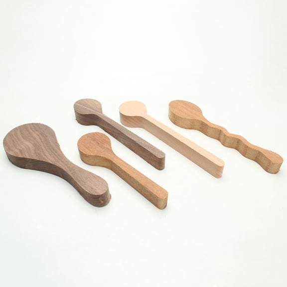 OUNONA Wood Spoon Blank - 1 Piece for Woodworking, Carving, Crafting, and Artistic Projects