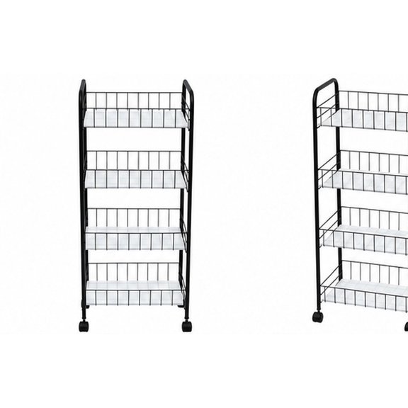 OUNONA 1Pc Home Movable Storage Shelf Dormitory Mobile Rack Large Capacity Rack