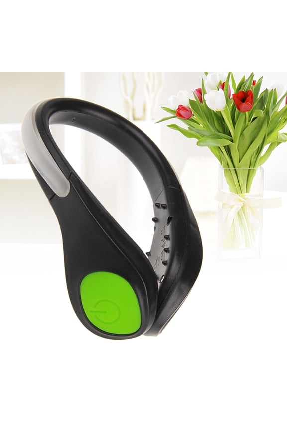 1Pc LED Shoe Light Clip Green Weather Resistant for Running Jogging Visibility