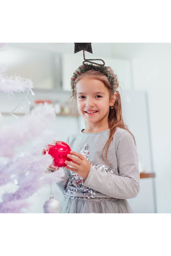 1Pc Multicolor Star Hair Hoop Headband for Wedding Party and Prom Decoration