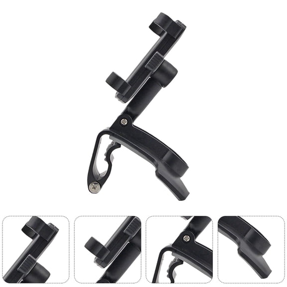DRAFIDEEP Sunshield Phone Stand Black Abs 1Pack 6.3x3.7x3.3in
