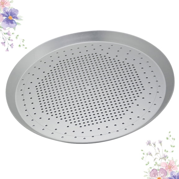 OUNONA 1Pc Multi-Use Pizza Tray with Innovative Design for Serving Pizza, Bread, Fruits, and More Kitchen Essentials