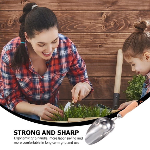 OUNONA Heavy Duty Hand Tool Garden Hand Shovel for Gardening 1Pack